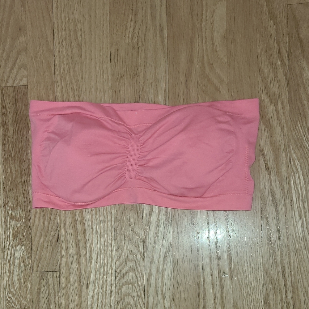 Pink Bandeau Bra